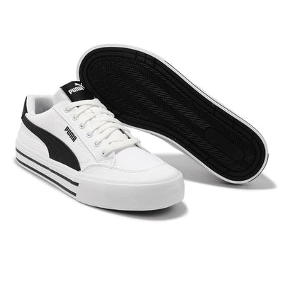 Tenis Puma Para Hombre Court Classic Vulc Fs 396353 02 Blanco Casuales