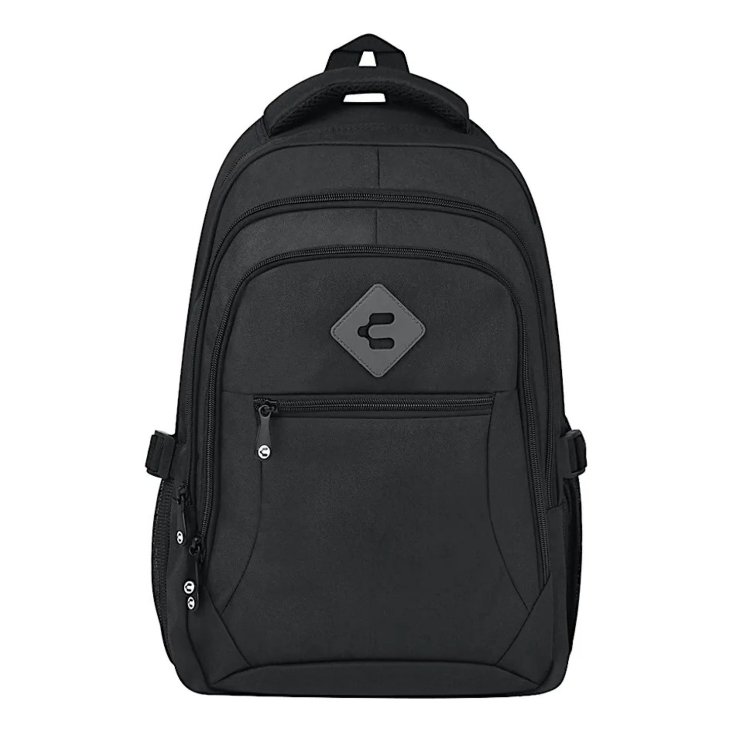 Mochila Escolar Unisex Charly 8068115 Resistente Compartimiento Para Laptop Negro