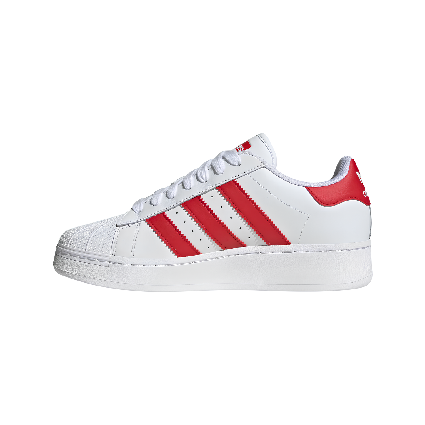 Tenis adidas Unisex Superstar XLG If8067 Casual Blanco Rojo