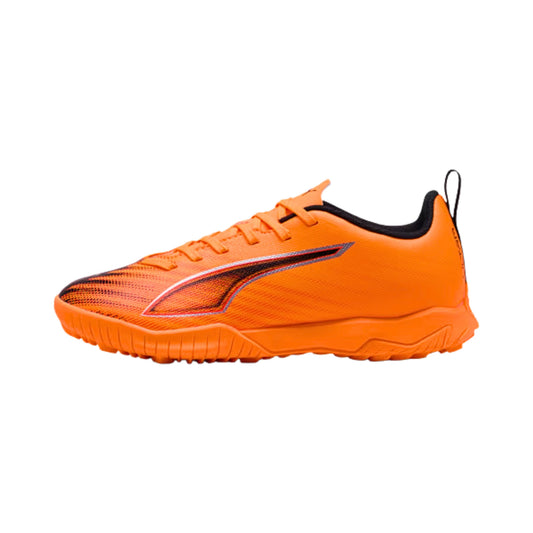 Tenis De Futbol Infantiles Puma Suela Tf Antideslizantes Naranja Fosforescente