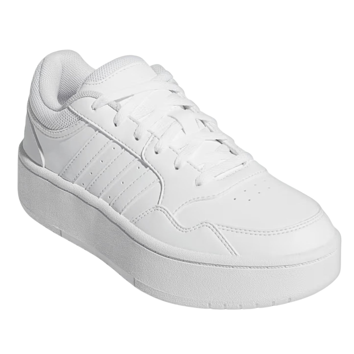 Tenis adidas Para Dama Hoops 3.0 Bold Blancos