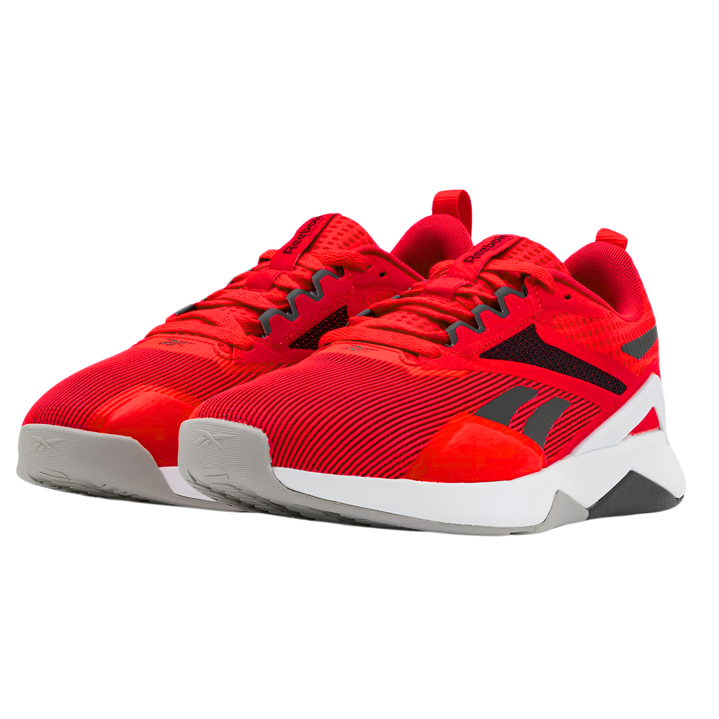 Tenis Reebok De Hombre Nanoflex Tr 2.0 Hr0414 Entrenamiento - Rojo-Negro