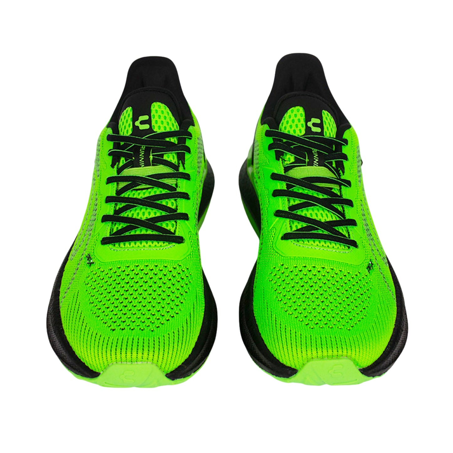 Tenis De Hombre Para Running Charly Transpirables Confort Verde Fosforescente