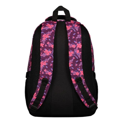 Mochila Escolar Charly Flores Juvenil Reforzada Porta Laptop