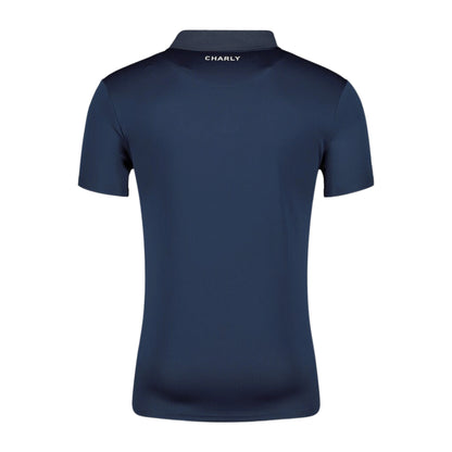 Playera Polo Para Hombre Charly Pachuca Manga Corta Casual Azul Obscuro