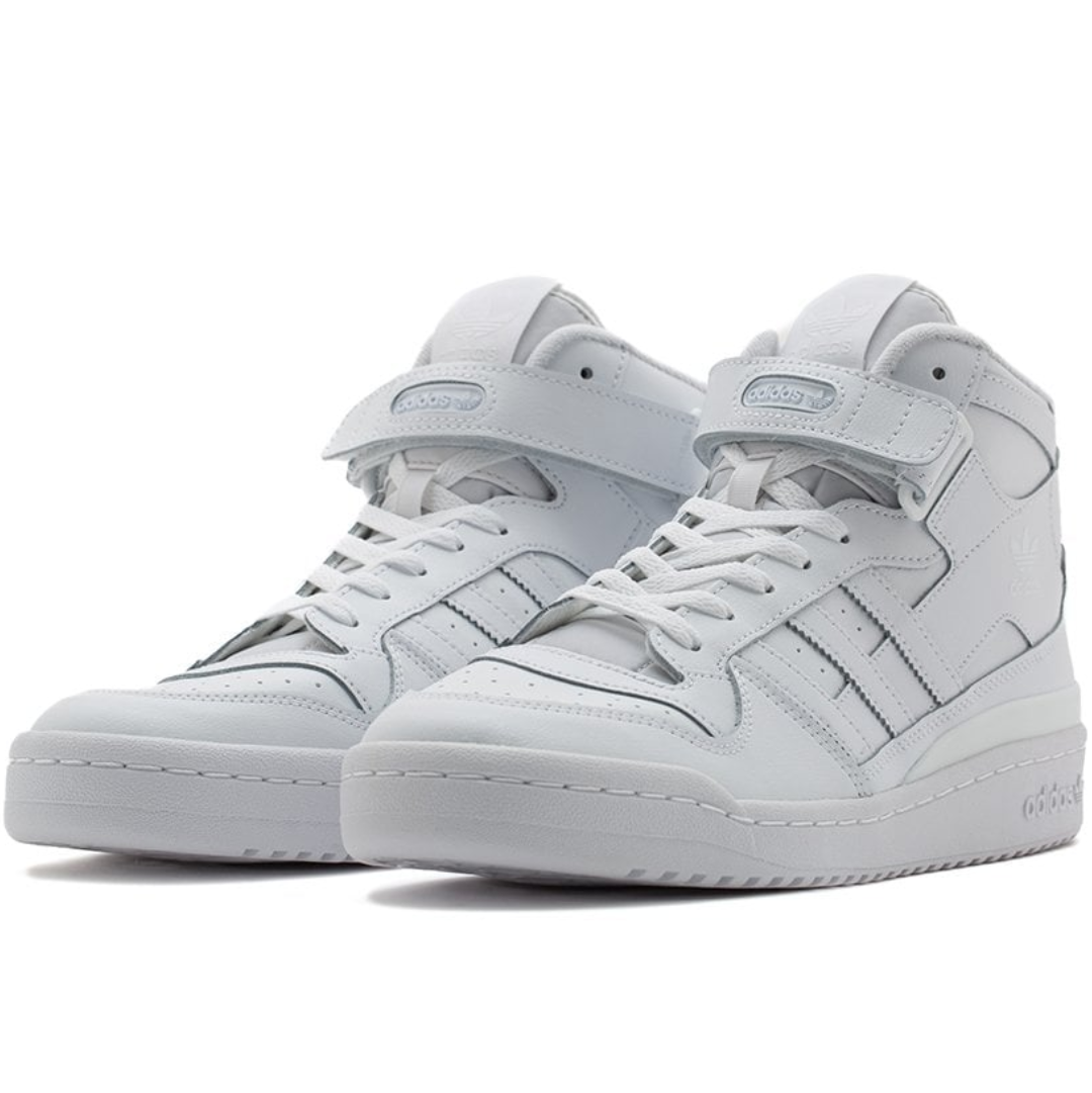 Tenis adidas Para Hombre Forum Mid Fy4975 Blancos Casuales