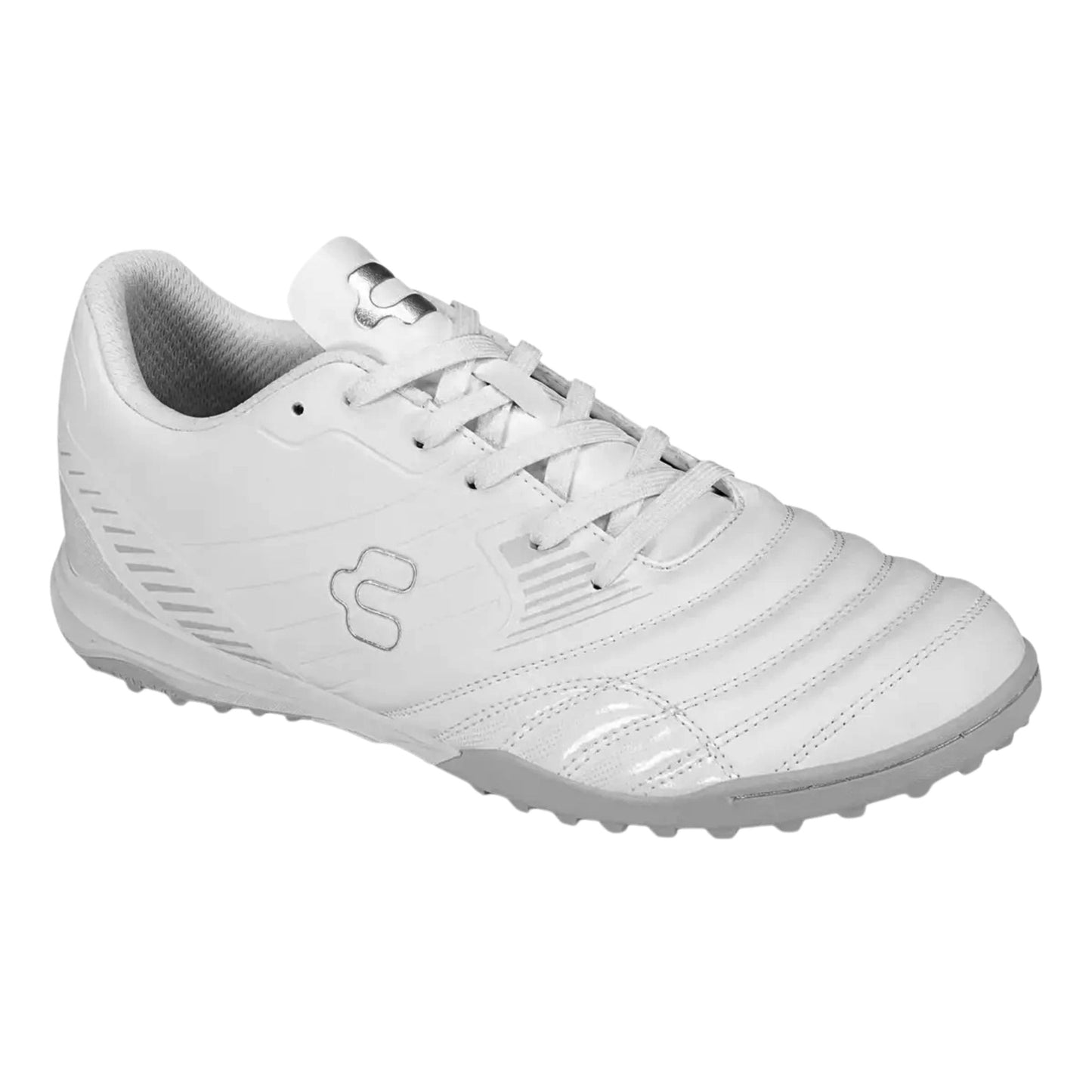 Tenis Futbol Rápido Hombre Charly Pasto Sintético Blanco