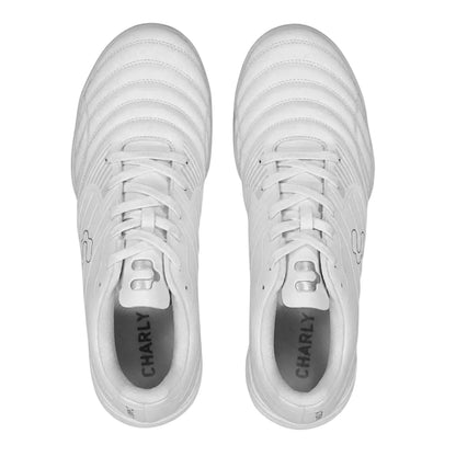 Tenis Futbol Rápido Hombre Charly Pasto Sintético Blanco