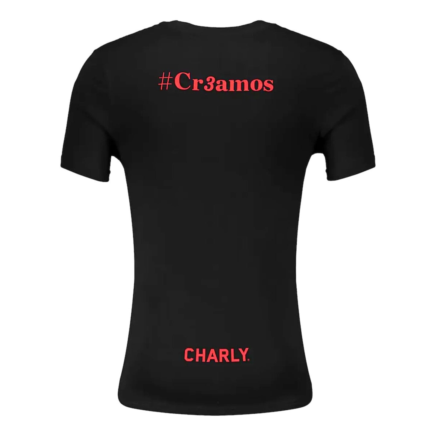 Playera Conmemorativa Charly Atlas Fc Bicampeones 2021-22 Negra