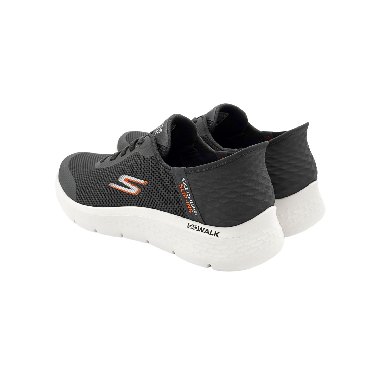 Tenis Para Hombre Skechers Memory Foam Cómodos Slip Ins Gris