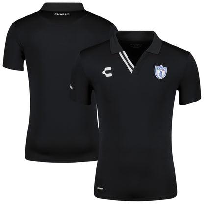 Playera Polo Para Hombre Charly Pachuca Manga Corta Casual Negro