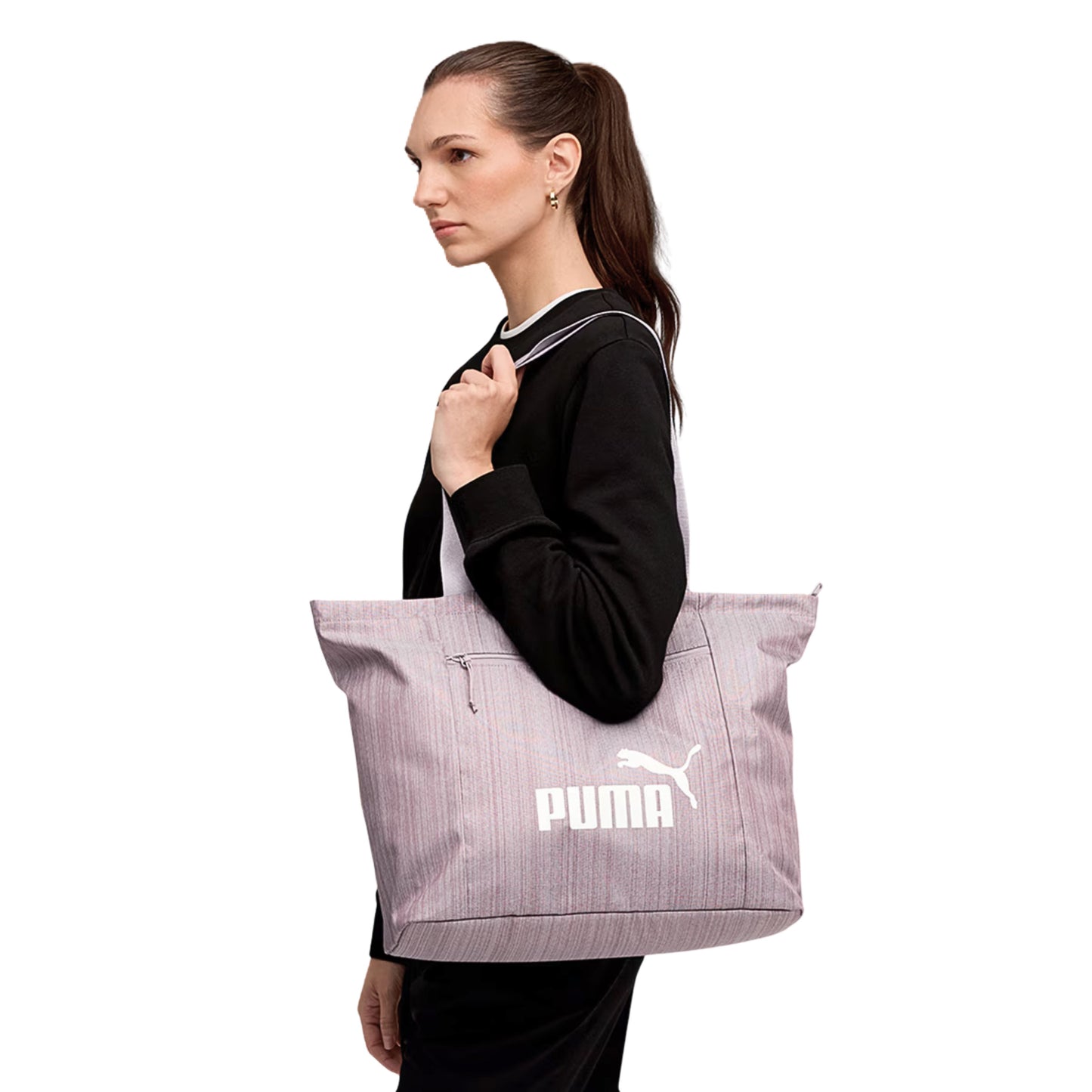Bolsa Para Dama Tote Puma De Moda Casual Violeta