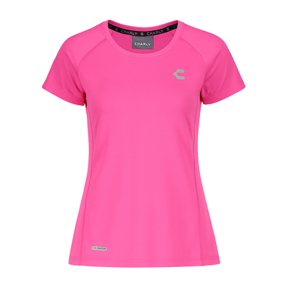 Playera Charly Deportiva Mujer 5009360 Rosa Transpirable