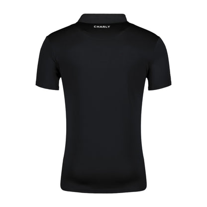 Playera Polo Para Hombre Charly Pachuca Manga Corta Casual Negro