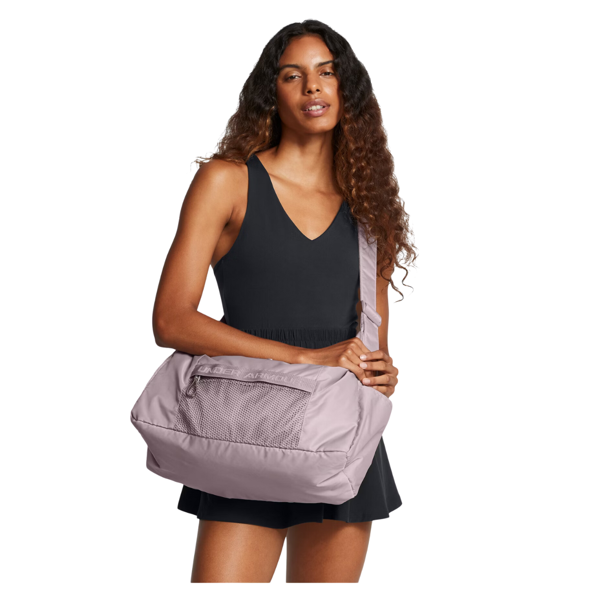 Bolsa Deportiva Under Armour Slouchy Duffle  Para Mujer Hu-1384461 Lila