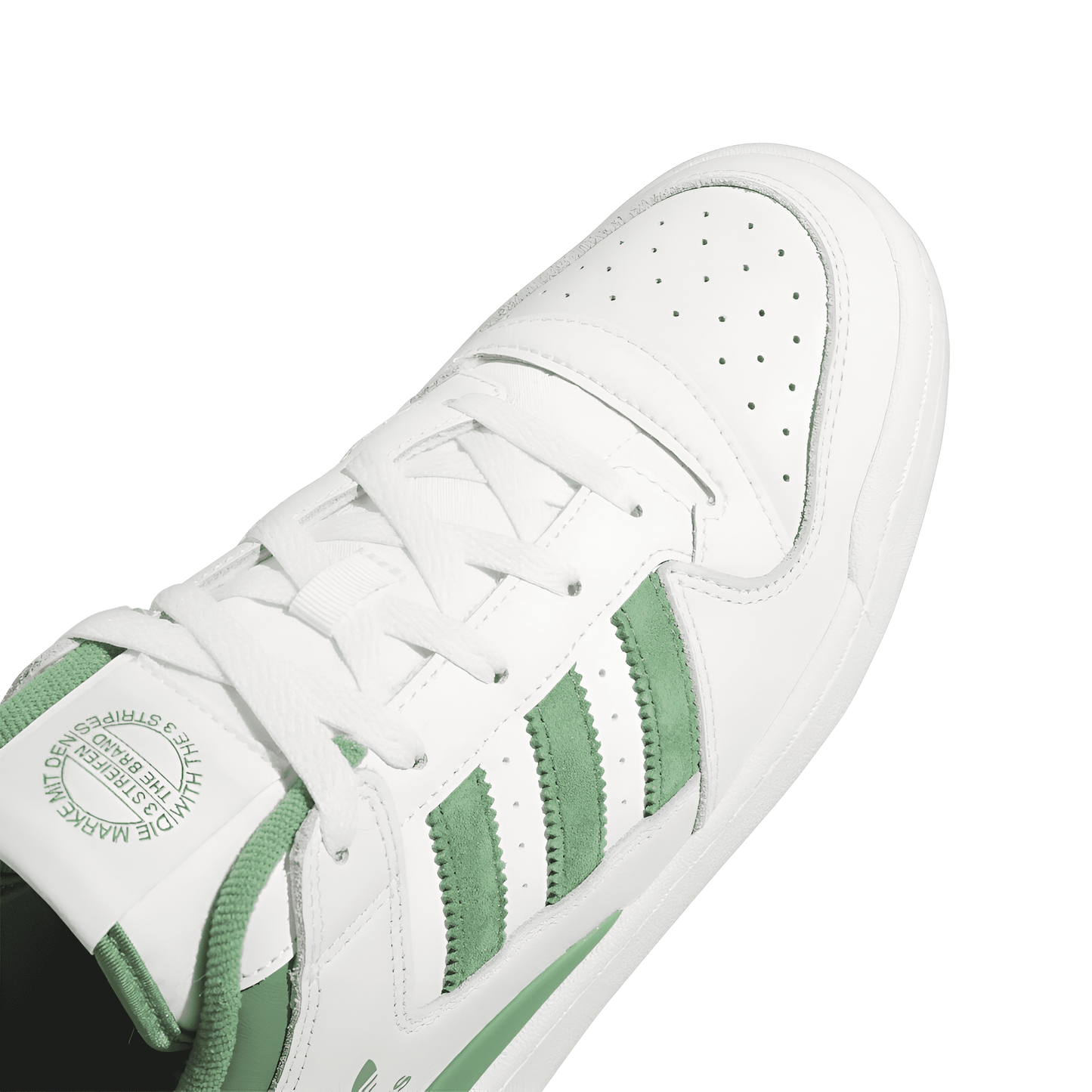 Tenis adidas Forum Low Cl Para Hombre Ig3778 Blanco Verde