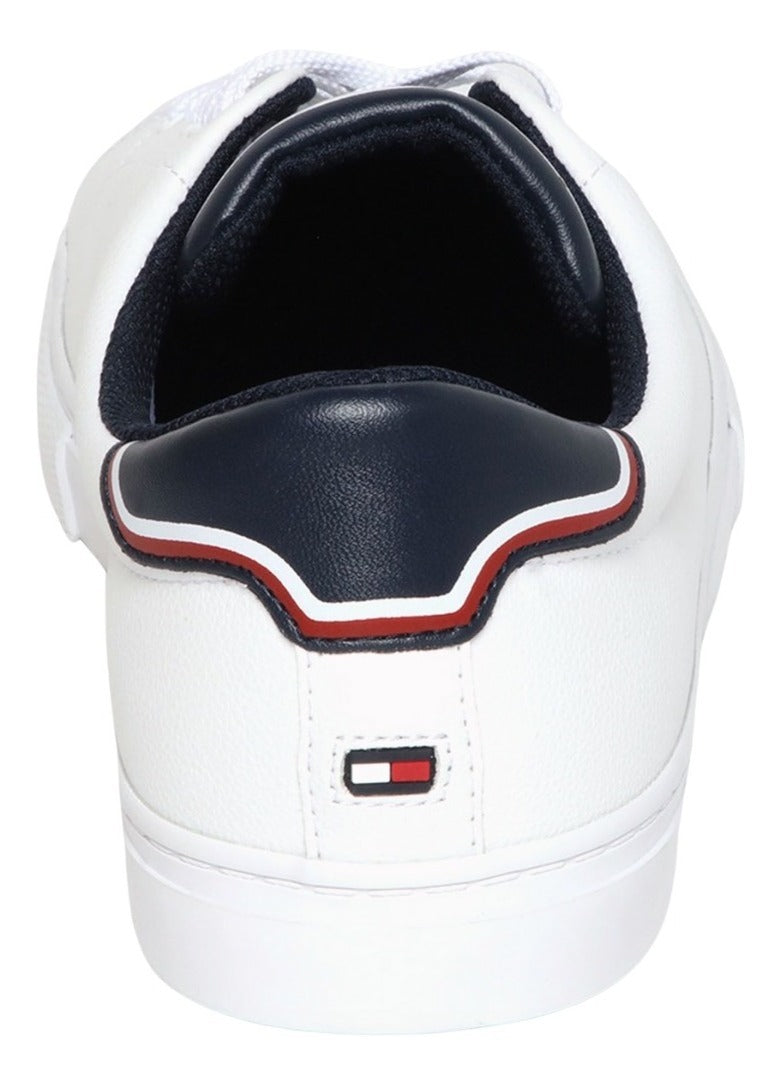 Tenis Tommy Hilfiger Para Hombre  Pebble Fm0fm03651 Blancos