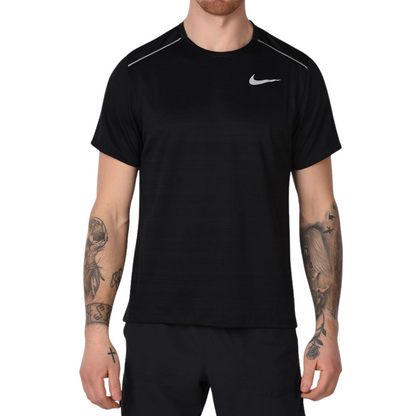 Playera Nike Para Hombre Dri Fit Miler Top Cu0326 010 Negro