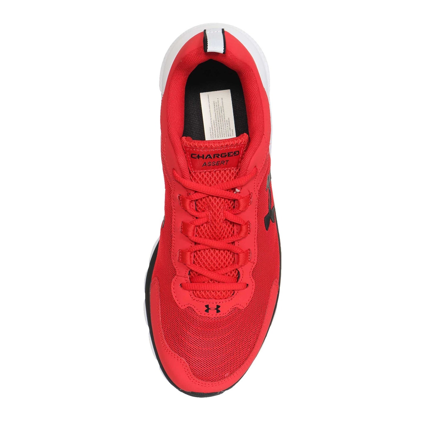 Tenis Under Armour De Hombre Charged Assert 9 3024590 600 Rojo Blanco