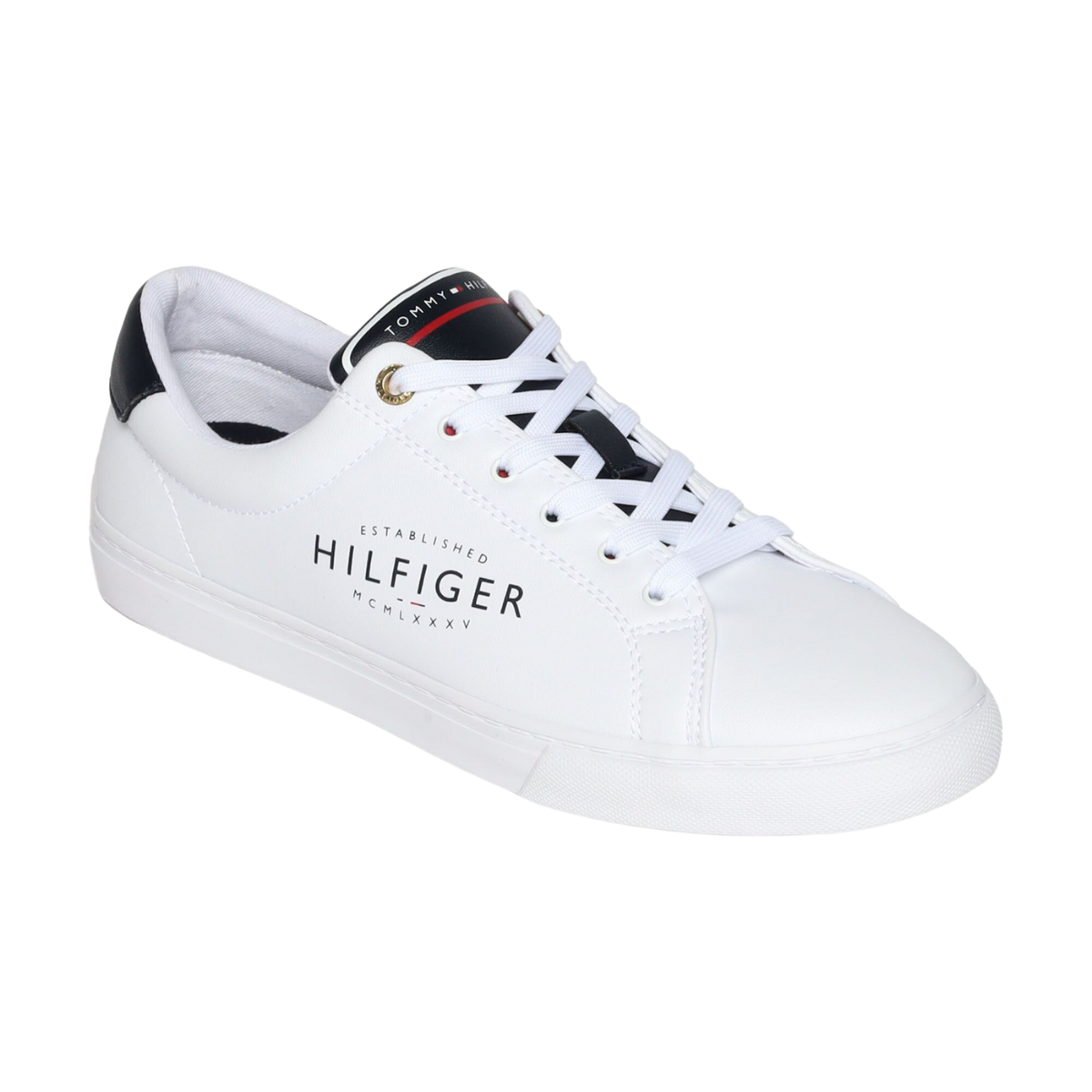 Tenis Para Dama Tommy Hilfiger Every Day Fw0fw06699 Blancos - Blanco/Azul