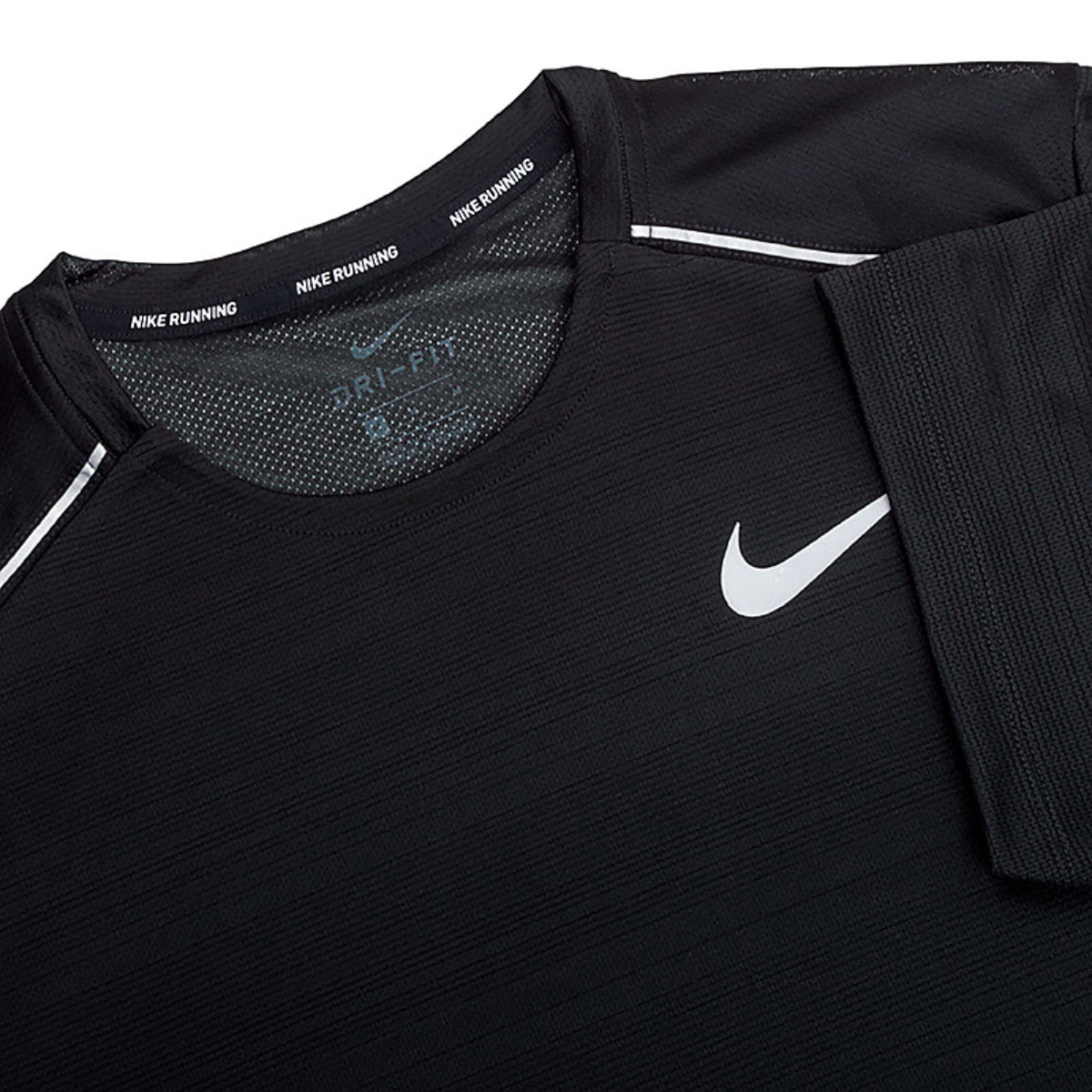 Playera Nike Para Hombre Dri Fit Miler Top Cu0326 010 Negro