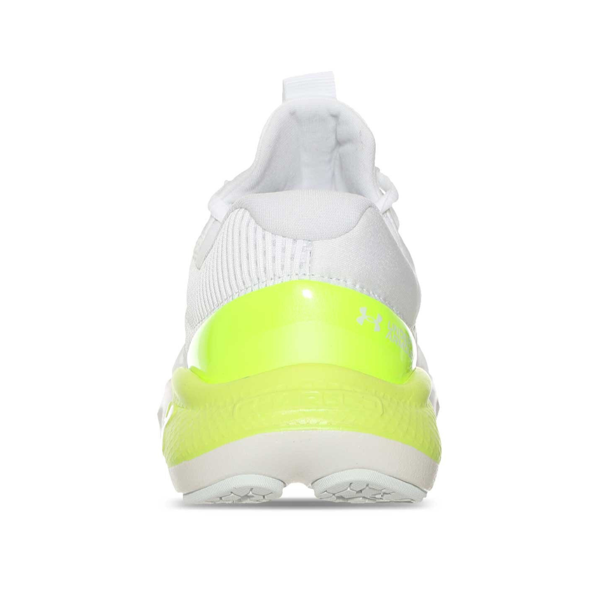 Tenis Under Armour De Hombre Charged Vantage 2 3024873 107 - Blanco/Verde Fluorecente